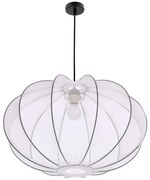 Biała lampa wisząca z abażurem - 90L D197 A3-C70
