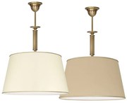 Lampa mosiężna z abażurem L-S1