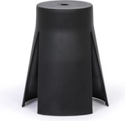 Plastikowy stołek RIKO, czarny