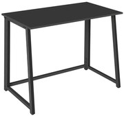 Czarne małe biurko składane T3-F90