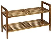 Regał na buty z litego drewna akacjowego w naturalnym kolorze 69x40,5x27 cm Fondi – Wenko