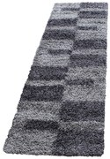 Dywan Shaggy Gala szary 80 cm x 250 cm