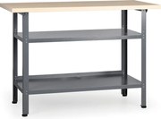 Stół warsztatowy G1, 840 x 1200 x 600 mm, 2 półki