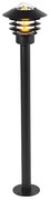 Nowoczesna lampa zewnętrzna czarna 100 cm IP44 - Prato
