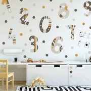 Naklejki na ścianę - Liczby III.