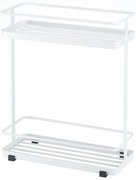 Biały dwupiętrowy organizer Yamazaki Tower