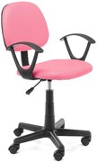 Różowy fotel obrotowy dla dziewczynki L0-P15