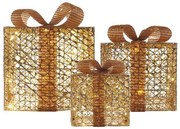 LED Dekoracja bożonarodzeniowa 72xLED/1,35W/230V złota