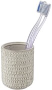 Kubek ceramiczny na szczoteczki do zębów, Pergole Cream, WENKO