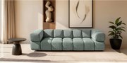 Nowoczesna sofa z weluru 4-osobowa ALVERO 280 cm Zielona - Design premium z pianką HR