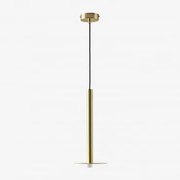 Metalowa Lampa Sufitowa Led Dresel Złoto - Sklum