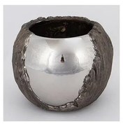 Doniczka śr. 18,5 cm srebrny/brązowy