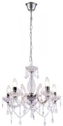 LAMPA SUFITOWA WISZĄCA EBT004-5CP TRANSPARENT