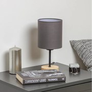 Brilagi - Lampa stołowa NUBILA WOOD 1xE27/25W/230V dąb/antracyt