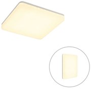 Zewnetrzna Nowoczesna kwadratowa lampa sufitowa z wbudowanym LED - Plater Nowoczesny Oswietlenie zewnetrzne