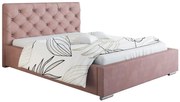 Małżeńskie łóżko z zagłówkiem 180x200 H2-Z76