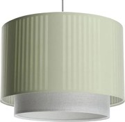 Lampa wisząca DUO LAMI LINE 60 zielona/kremowa