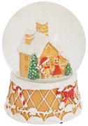 Kula śnieżna, domek z piernika, Ø 10 cm