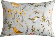 Poszewka na poduszkę z mikrofibry SPRING BIRDS 50x70 cm, kolorowy