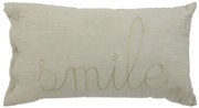 Poduszka dekoracyjna dziecięca SMILE 50x30cm, zielona