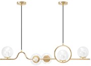 Lampa Wisząca APP1023-5CP Złota