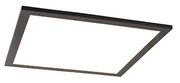 Czarna lampa sufitowa 40 cm z diodą LED z pilotem zdalnego sterowania - Live Nowoczesny Oswietlenie wewnetrzne