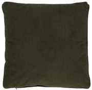 Poduszka dekoracyjna sztruksowa z lamówką, 40 x 40 cm