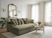 Sofa Lazy tkanina Tilia 37 oliwkowa