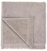 Szary/brązowy bawełniany ręcznik 50x100 cm FRINO – Blomus