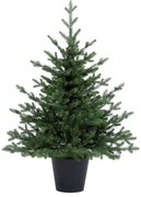 Choinka sztuczna w donicy 100% PE Świerk Naturalny 120cm