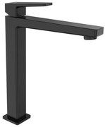 Sapho - Bateria umywalkowa TURSI 28 cm matowa czarna