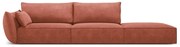 Czerwony szezlong (lewostronny) Vanda – Mazzini Sofas