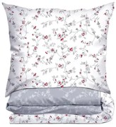 Pościel bawełniana Greno Premium Dolce Vita 140x200 cm szara GRENO