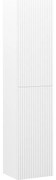 Mexen Rivel słupek łazienkowy 35 cm, 2 drzwi, ryflowany, biały mat - 91A21-03016-2-BF01
