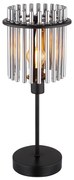 Globo 15698T - Lampa stołowa GORLEY 1xE14/40W/230V śr. 15 cm czarna