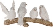 Figurka ozdobne ptaki na gałęzi, 16 cm