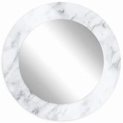 Lustro okrągłe MORENA WHITE MARBLE 100cm biały marmur BALTICA DESIGN