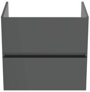 Szara wisząca szafka pod umywalkę 60x55 cm Eurovit+ – Ideal Standard