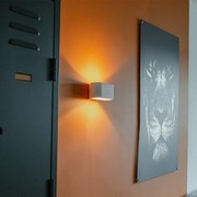 Nowoczesna lampa ścienna biała płaska - Gipsy Arles Nowoczesny Oswietlenie wewnetrzne