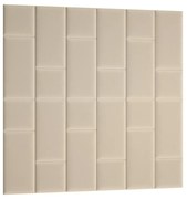 Zestaw 24 paneli tapicerowanych QUADRATTA 180x180 beżowy ELTAP