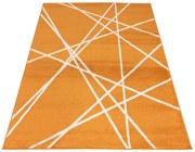 Pomarańczowy Dywan Nowoczesny W Linie Z3-L66