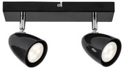 Rabalux 73017 - Oświetlenie punktowe PERICO 2xGU10/5W/230V czarny