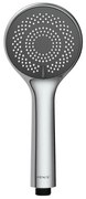 WENKO 23992100 - Głowica prysznicowa WATERSAVING SYSTEM 9,5x9,5 cm połysk chrom/szary