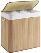 Bambusowy zamykany kosz na bieliznę H0-W87