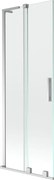 Mexen Velar L parawan nawannowy 2-skrzydłowy rozsuwany 70 x 150 cm, transparent, chrom - 896-070-003-01-01