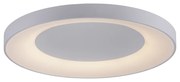 Lampa sufitowa biała z wbudowanym LED z pilotem - Meidan Nowoczesny Oswietlenie wewnetrzne