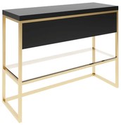 Szafka pod umywalkę nablatową BOSTON GOLD 100 cm złoty/czarny BALTICA DESIGN