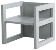 Szare krzesło dziecięce – Roba