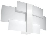 Biały szklany kinkiet nowoczesny - 5X S494 L7-C11