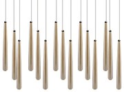 Lampa wisząca LED w kolorze złota Cala – Trio Select